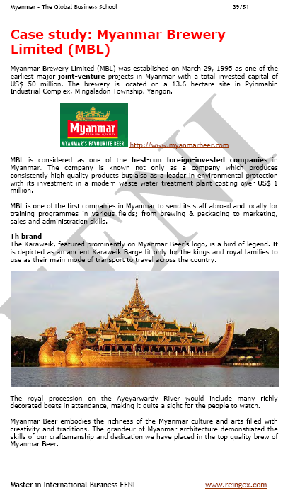 Myanmar kampuni ya bia