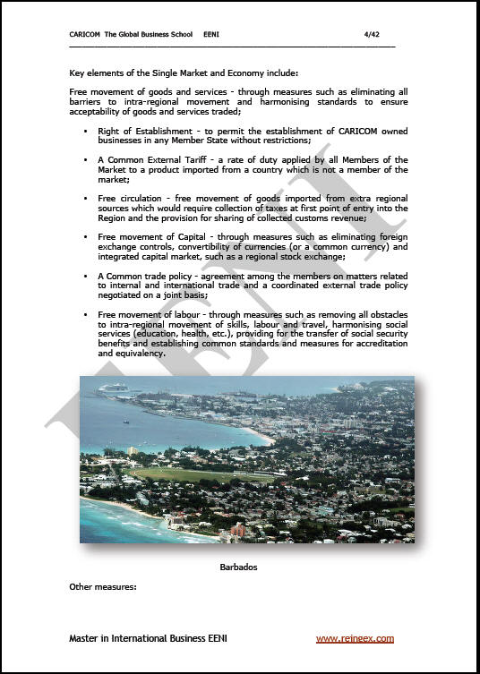 Karibia Jumuiya CARICOM (Master Online)