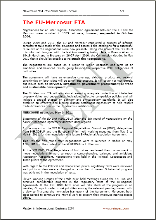 Umoja wa Ulaya-MERCOSUR Mkataba wa Biashara Huria