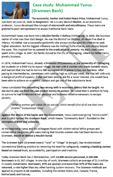 Muhammad Yunus mfanyabiashara Bangladesh