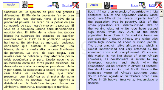 Spanish- Kiingereza conversation