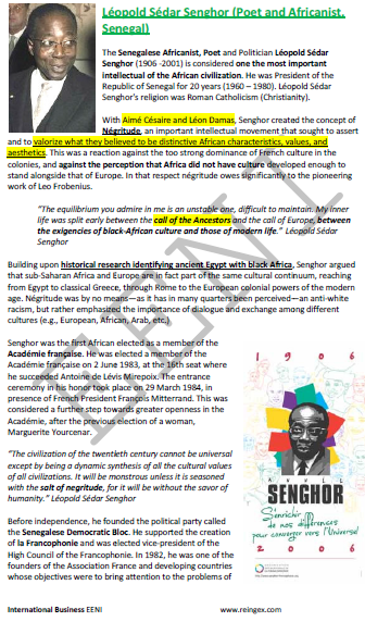 Leopold Sédar Senghor Senegal