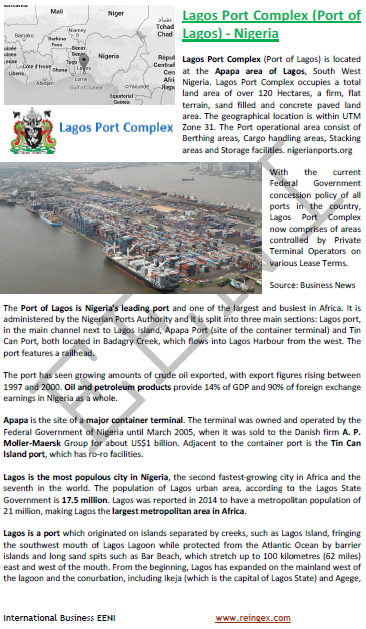 Bandari ya Lagos Nigeria